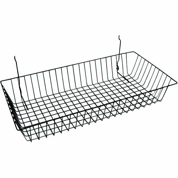 Garage Escape Wire Basket AWB-24-12-4-B